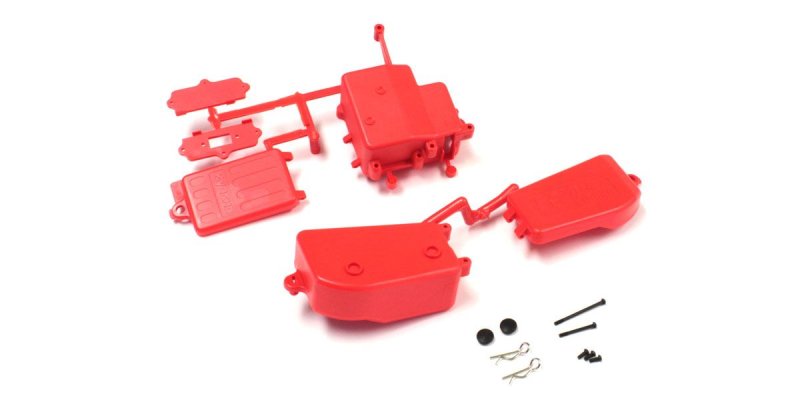 Kyosho IFF001KR - Battery&Receiver Box Set(F-Red/MP9)