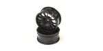 Kyosho VZH009BK - Wheel (14-Spoke/Black/Offset4mm/24mm/2p)