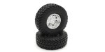 Kyosho OLTH001SMB - Complete Chrome Wheel & Tire Set (2pcs)