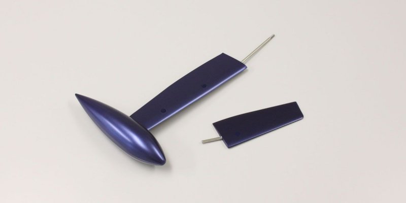 Kyosho FO55 - Rudder & Keel(FORTUNE612III)