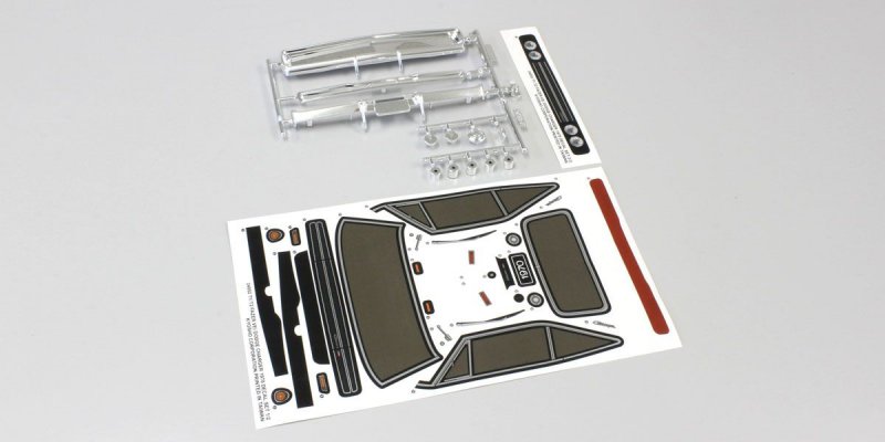 Kyosho FAB452-01 - Decal & Body Parts Set (DODGE CHARGER)