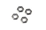 Kyosho IFW336GM - Wheel nut with nylon(Gun Metallic/4pcs)