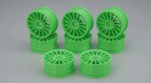 Kyosho 92012-8KG - Aero 24 Wheel(15-Spork/Fluorescence Gree