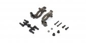 Kyosho IFW629 - Aluminum Front Hub Carrier Set(L,R/22/Gunmetallic/MP10)