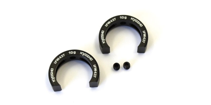 Kyosho IFW437-10 - Front Knuckle Setting Weight(10g/2pcsMP9)