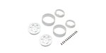 Kyosho CLH002WH - Bead-lock Wheel 1.9inch Spoke White (KC10/2pcs)