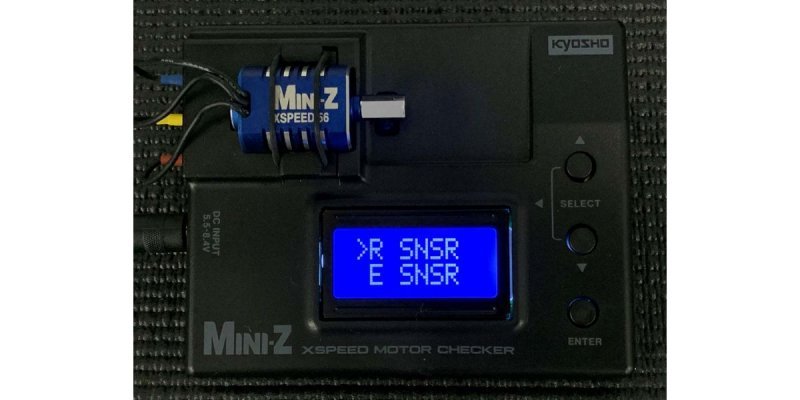 Kyosho MZW124 X-SPEED MINI-Z Motor Bench Checker