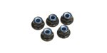 Kyosho 1-N4056FNB - Nut(M4x5.6) Flanged Nylon (5pcs)
