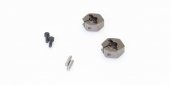 Kyosho UMW523GM - Wide Cramp Wheel Hub(52/Gunmetal/RB5/ZX-