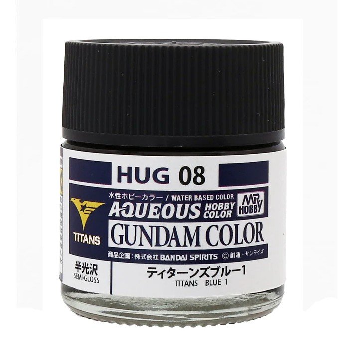 Mr.Hobby HUG08 - Titans Blue 1 10ml Aqueous Water Based Gundam Color