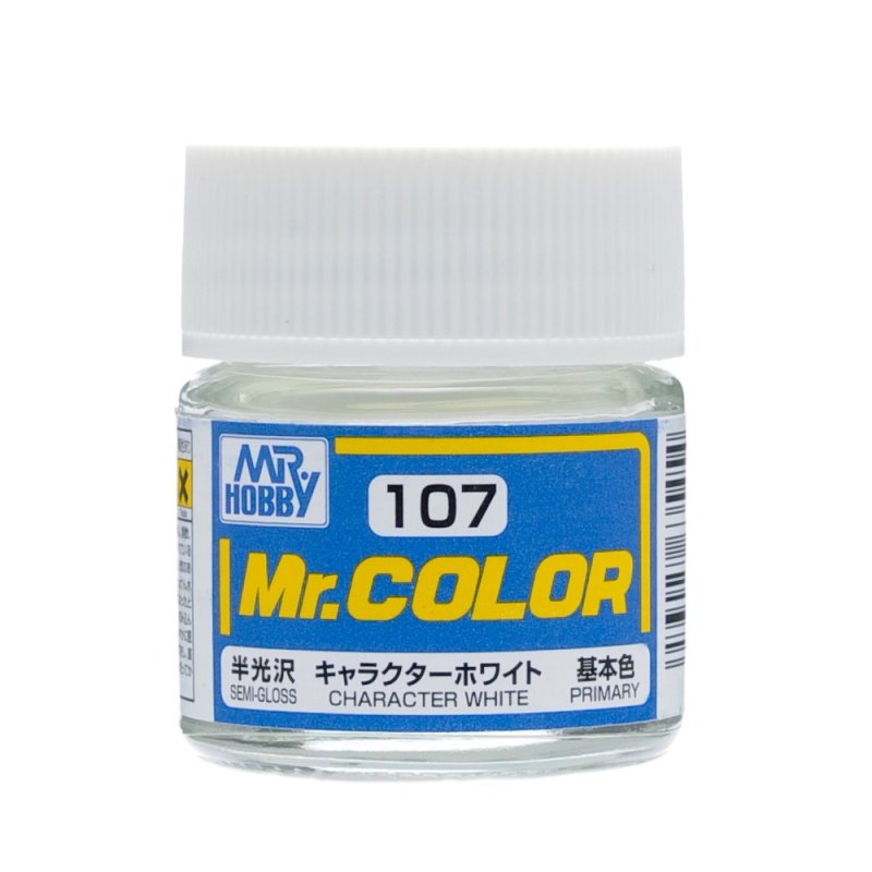 Mr.Hobby GSI-C107 - Semi-gloss - Character White - 10ml