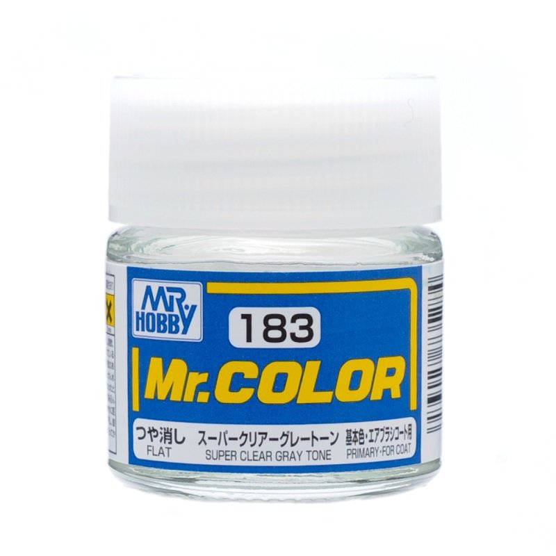 Mr.Hobby GSI-C183 - Flat - Super Clear Gray Tone - 10ml