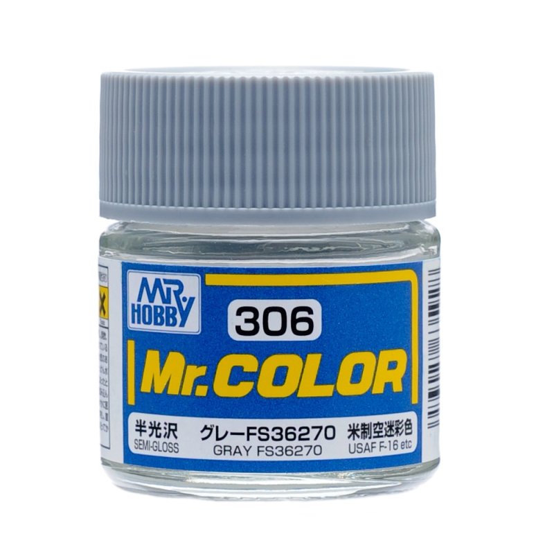 Mr.Hobby GSI-C306 - Semi-gloss - Gray FS36270 - 10ml