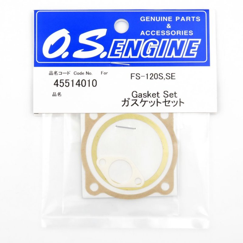 O.S. ENGINES GASKET SET FS-120S,FS-120S-E