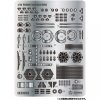 Platz EX24026 - Detail up parts for 1/24 Peugeot 306 Maxi EVO2 1998 Monte Carlo Class Winner Beemax