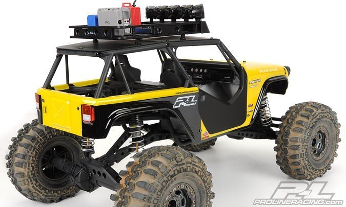 3380-00 | Jeep Wrangler Rubicon Customized Clear Body for Axial Wraith  Pro-Line