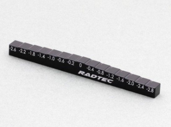 RAD-AC-20006 Ultra-Fine Chassis Droop Gauge (-2.6-0mm) for Pancar