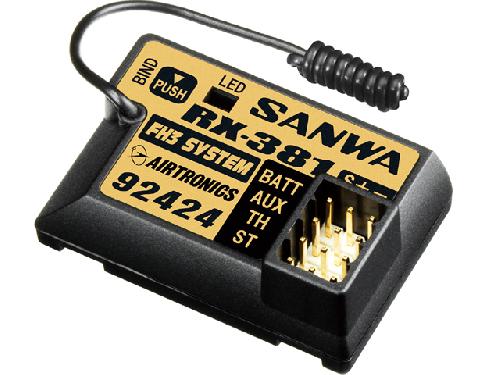 Sanwa RX-381 Receiver for M11X,MX-3X,MT-4