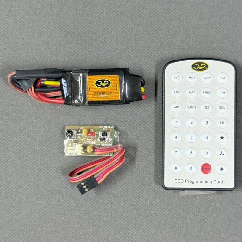 SCORPION COMMANDER 15V 25A 2-4S BRUSHLESS ESC WITH 6V/2A BEC FOR PLANE/HELI
