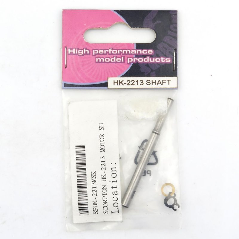 SCORPION HK-2213 SERIES OUTRUNNER MOTOR SHAFT KIT 4MM SHAFT / 3.17MM OUTPUT END