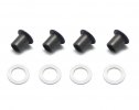 Serpent SER600343 Bushing / spacer Steering block aluminum (8)