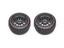 Serpent SER302061 Wheel/tyre set fr S