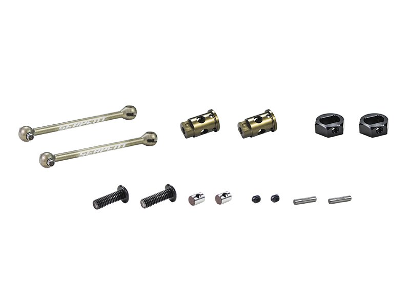 Serpent SER804446 Wheelaxle set CVD Aluminium 0mm V2