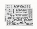 Serpent SER500102 Decal Sheet Spyder black/white (2)