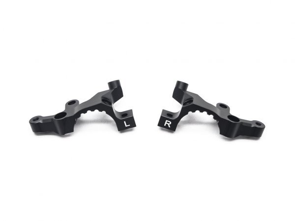 Serpent SER903859 Bearing bracket Front up flex Left + Right Aluminium S990
