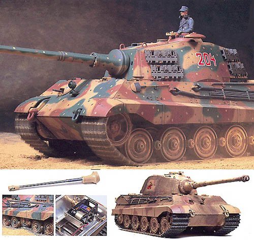 Tamiya 36204 - 1/16 King Tiger Henschel