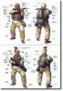 Tamiya 36308 - 1/16 Modern US Infantryman - Desert Uniform