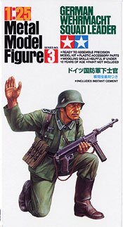 Tamiya 89626 - 1/25 No.3 Metal Figure German Wehmacht Squad Leader