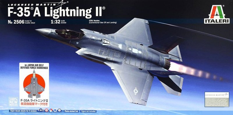 Tamiya 25414 - 1/32 F-35A Lightning II with JASDF Markings (Italeri 2506)