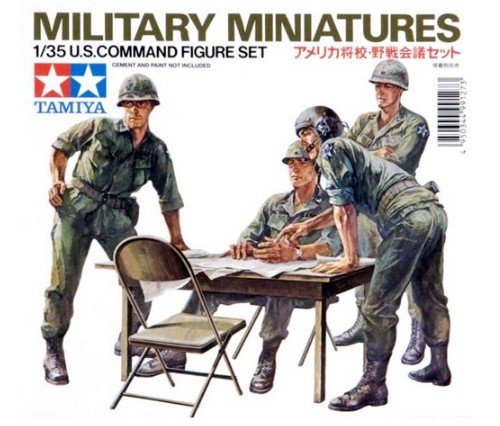 Tamiya 35079 - 1/35 U.S. Command Field Meeting Figure Set