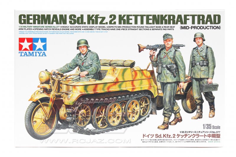 Tamiya 35377 - 1/35 German Sd.Kfz.2 Kettenkraftrad Mid Production