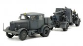 Tamiya 37027 - 1/48 German Heavy Tractor SS-100 & 88mm Gun Flak37 Set