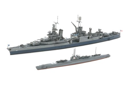 Tamiya 25119 - 1/700 Japanese Navy Submarine I-58 w/CA-35 Indianapolis