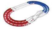 Tamiya 94893 - JR Mini 4WD Oval Home Circuit - 2-Level Lane Change Red/White/Blue