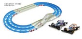 Tamiya 95002 - JR Mini 4WD Oval Home Circuit (Two-Level Lane Change) plus Aero Thunder Shot & Aero Manta Ray