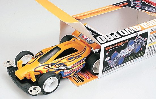 Tamiya 18603 - Mini4 Nitro Thunder YLW Fin.