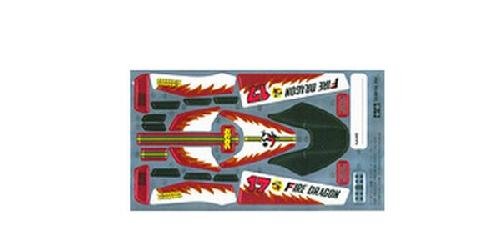 Tamiya 10301 - Mini 4WD Fire Dragon Prem Sticker for 18072