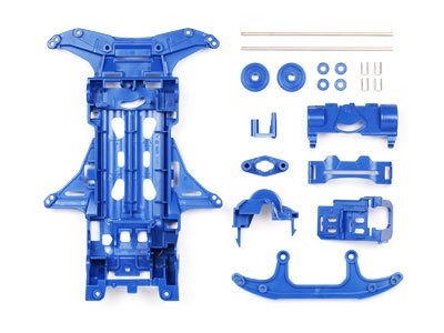 Tamiya 94567 - VS Chassis Blue w/72mm Shaft