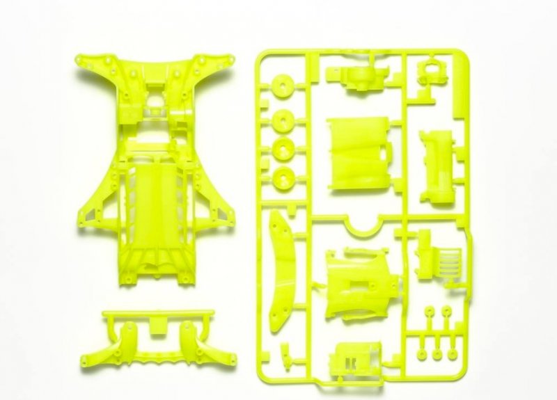 Tamiya 95494 - FM-A Fluorescent Yellow Chassis Set