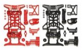 Tamiya 95242 - Super X Reinforced Chassis Red/Black