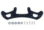 Tamiya 95005 - HG Carbon Wide Rear Plate for AR Chassis (2mm/Blue Lame)