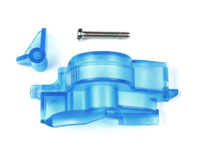 Tamiya 95375 - Super-II Easy Locking Gear Cover (Clear Blue) Mini 4WD Station