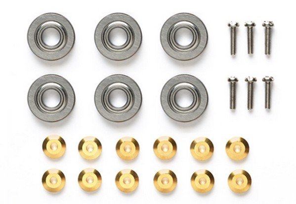 Tamiya 95311 - 13mm Diamemter Guide Roller Ball Bearings II (6 Pcs.)