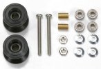 Tamiya 95231 - Double Aluminum Rollers 13-12mm Black