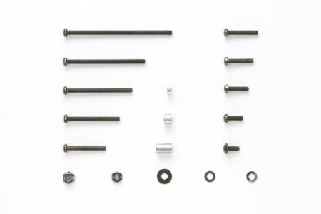 Tamiya 94742 - JR Black Plated Screw Set