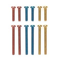 Tamiya 94940 - JR Stainless Steel Screw Set - 3 Colors / 10mm, 20mm